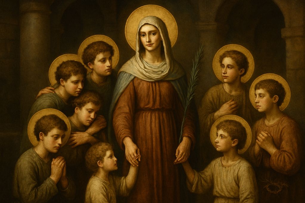 Santa Sinforosa e sette figli