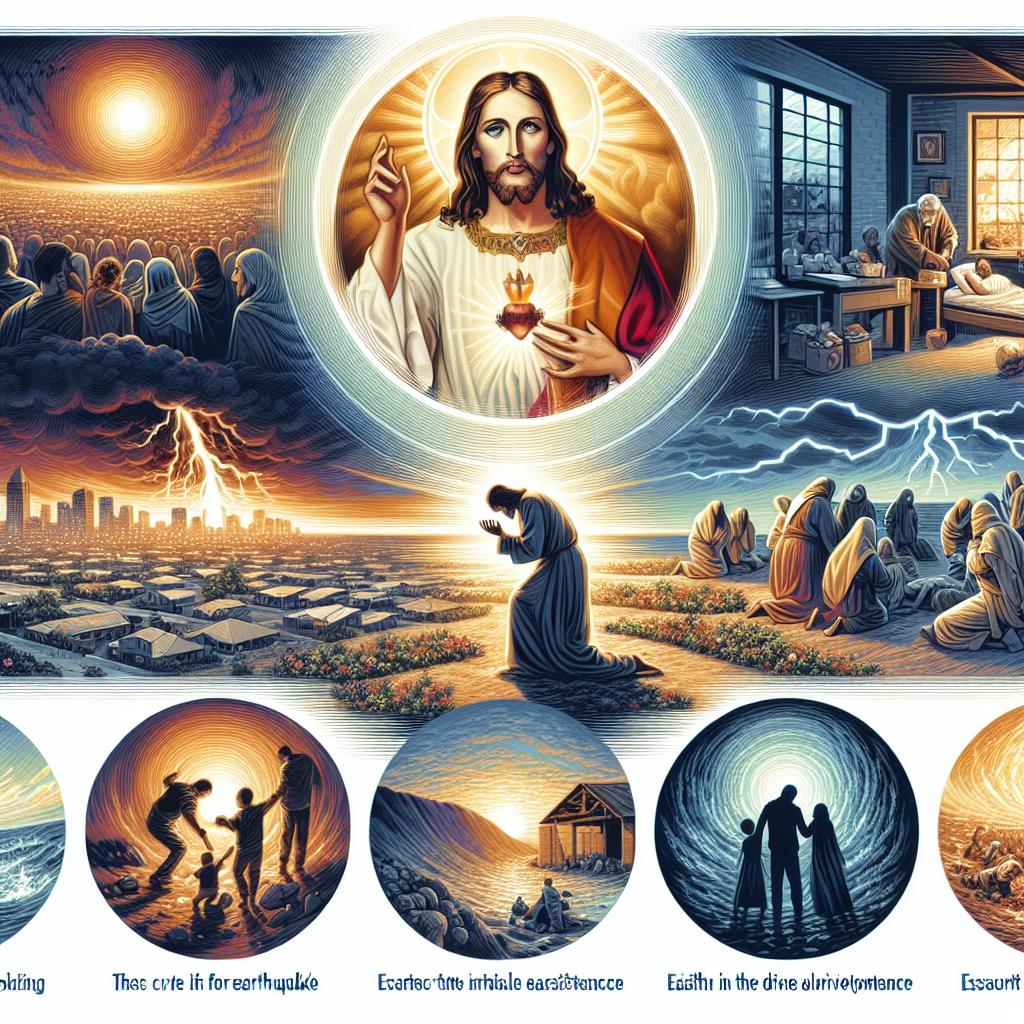 Preghiera di implorazione a Gesu Cristo per l'aiuto dei terremotati