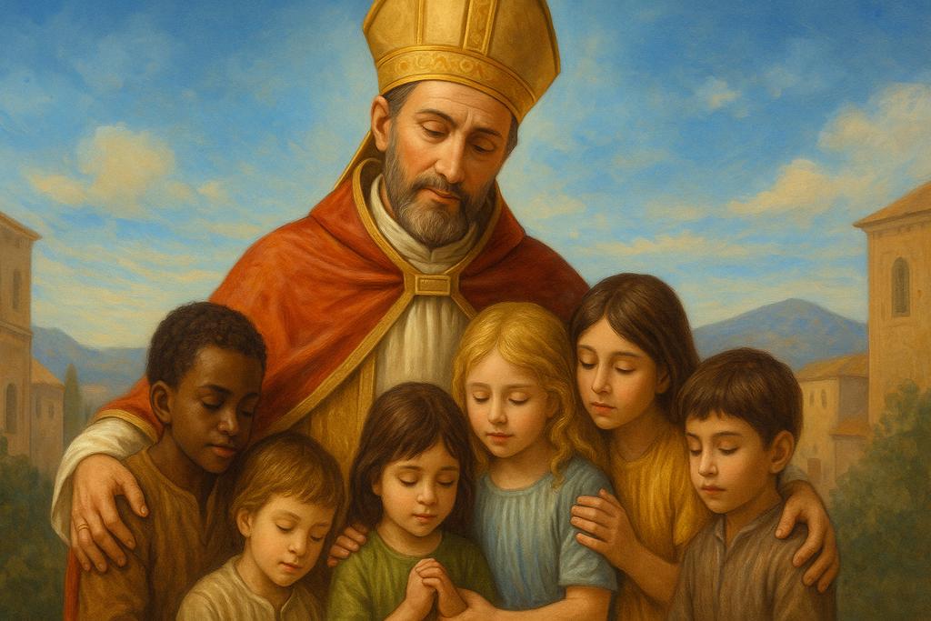 Invocazione a San Gennaro per la Pace e la Protezione dei Bambini in Guerra