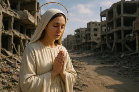 Preghiera del Cuore alla Madonna per la Fine della Guerra sulla Striscia di Gaza