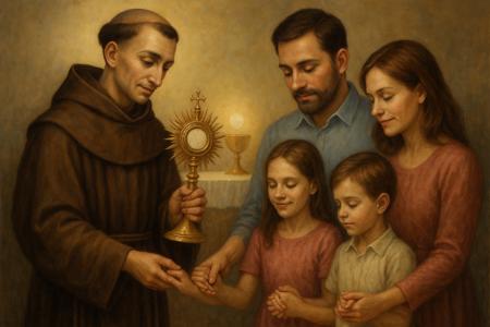 Preghiera a San Pasquale Baylón per Portare l'Eucarestia in Famiglia
