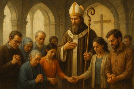 Preghiera a Sant'Agostino di Canterbury per la Fede Operosa delle Comunità Ecomeniche