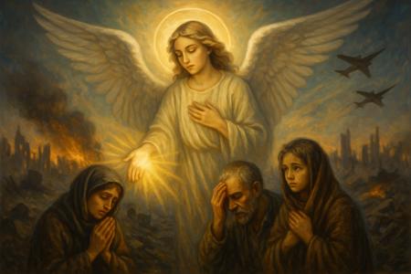 Preghiera Cantata all'Angelo della Pace per la Fine dei Conflitti