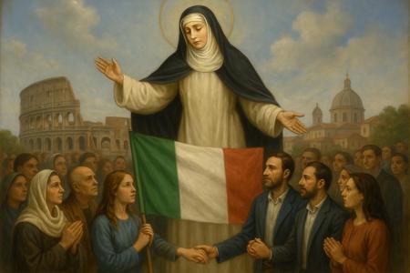 Preghiera a Santa Caterina da Siena per la Pace Sociale in Italia