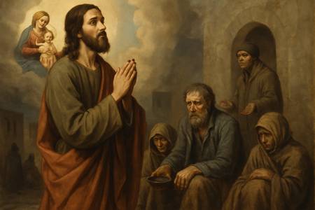 Intercessione di Sant'Alessio Mendicante per i Poveri