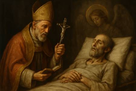 Preghiera per la Buona Morte a San Germano d'Auxerre