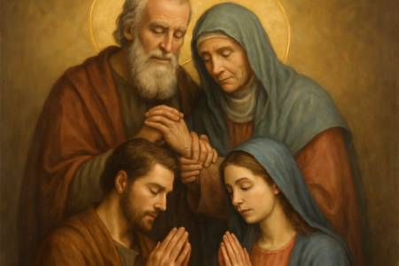 Intercessione ai Santi Gioacchino e Anna per i Genitori