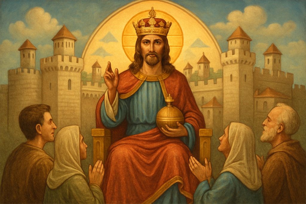 Lode a Cristo Re Trasfigurato per il Regno di Dio