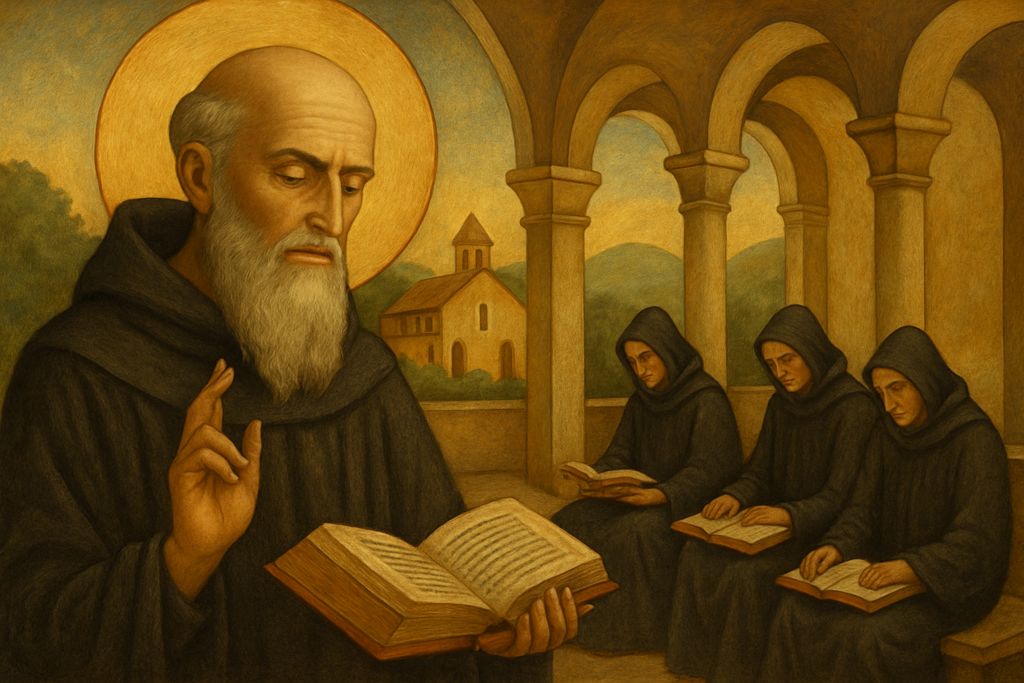 Lectio Divina a San Benedetto da Norcia per la pace interiore delle comunità monastiche
