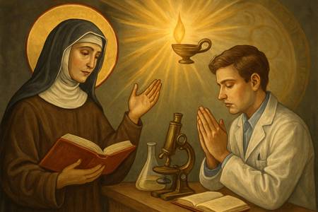 Supplica a Santa Ildegarda di Bingen per la sapienza dei ricercatori