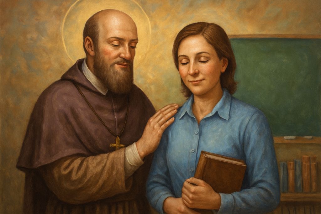 Ringraziamento a San Francesco di Sales per la pace interiore degli insegnanti