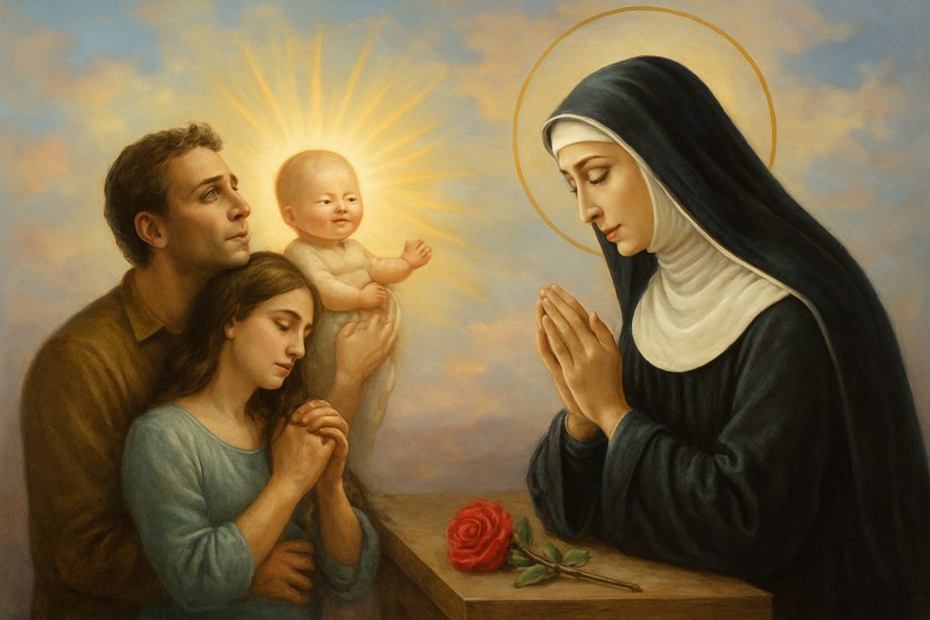 Supplica a Santa Rita da Cascia per le coppie infertili