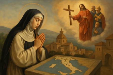 Supplica a Santa Caterina da Siena per l'unità della Chiesa in Italia