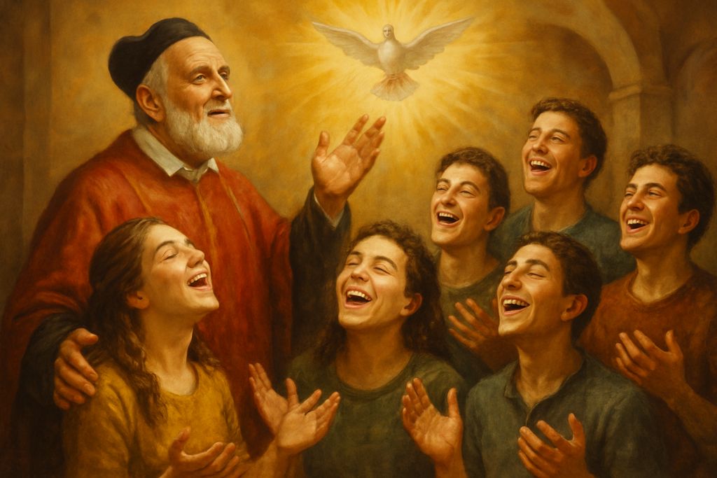 Preghiera Comunitaria a San Filippo Neri per la gioia dei giovani in comunità