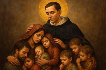 Intercessione a San Giovanni Paolo II per la forza nelle difficoltà delle famiglie numerose