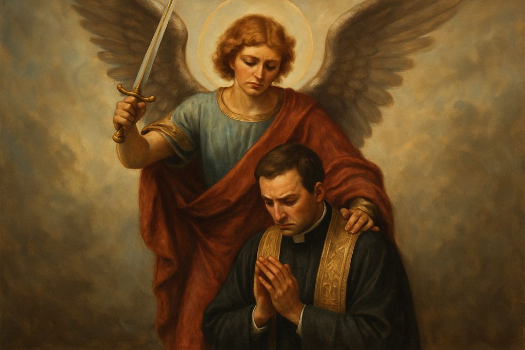 Preghiera intensa a San Michele Arcangelo per la protezione spirituale dei sacerdoti