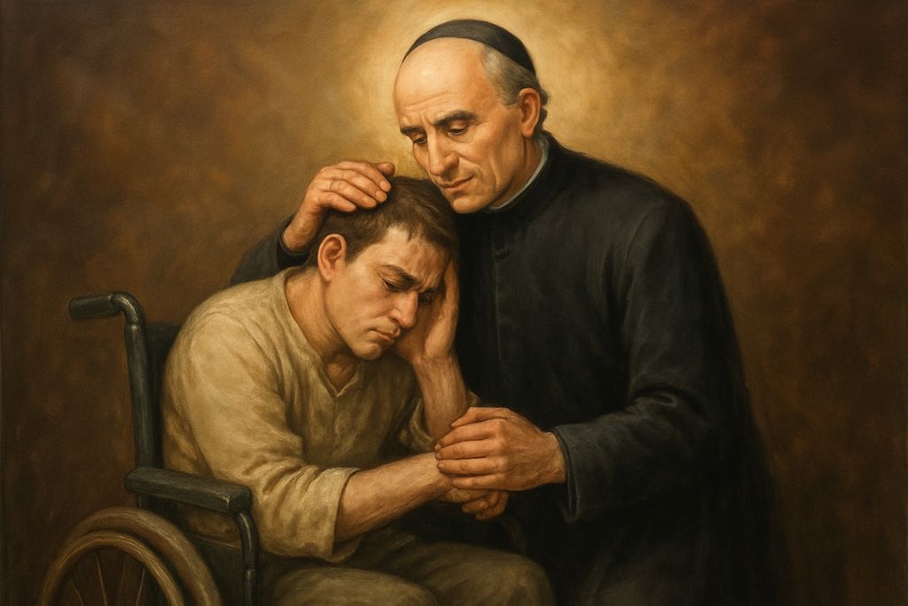 Supplica a San Giuseppe Benedetto Cottolengo per la forza nella sofferenza dei disabili