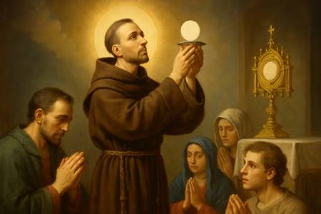 Adorazione con San Pasquale Baylón per un amore più grande verso l'Eucarestia