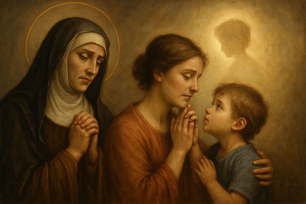 Preghiera del cuore a Santa Monica per i genitori di figli lontani dalla fede