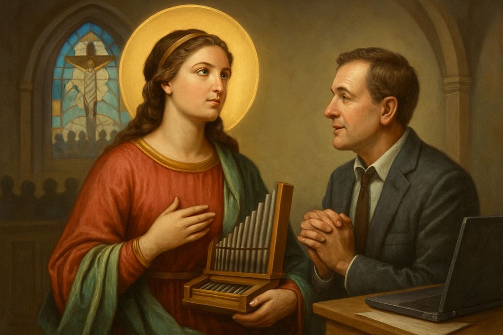 Dialogo semplice a Santa Cecilia per la lode nelle parrocchie
