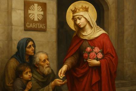 Intercessione a Santa Elisabetta d'Ungheria per i volontari della Caritas