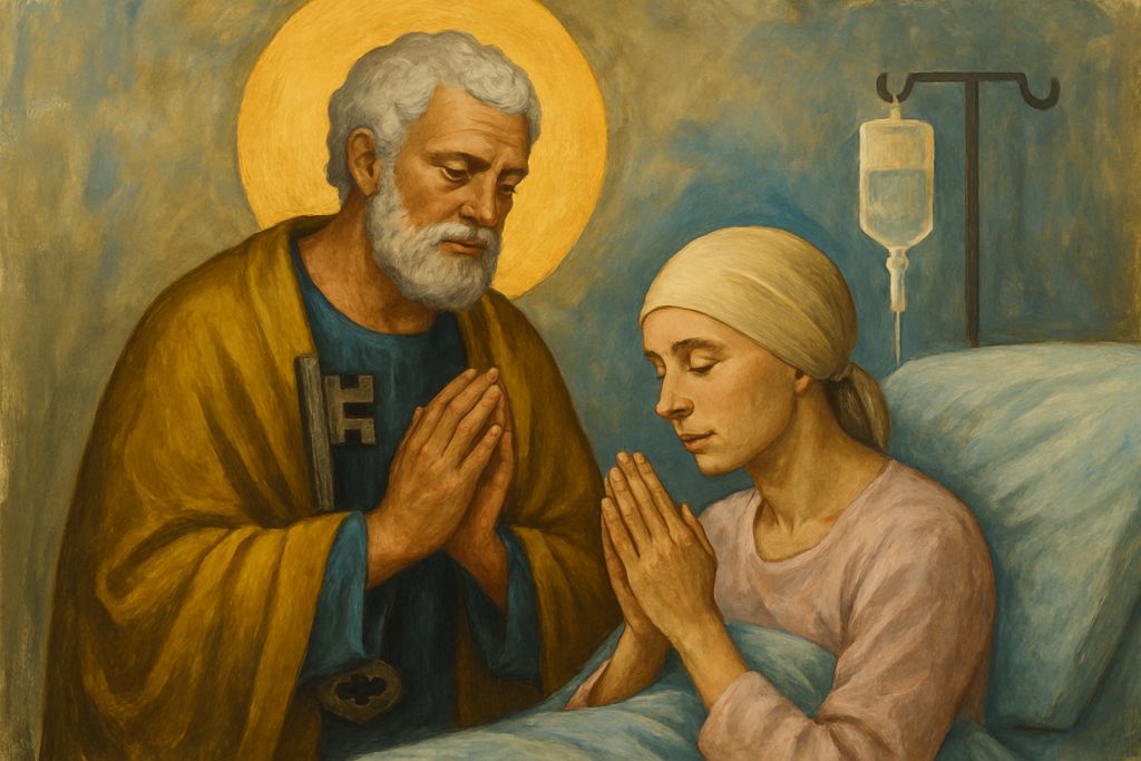 Atto di Fede con San Pietro per chi ha ricevuto una diagnosi di cancro