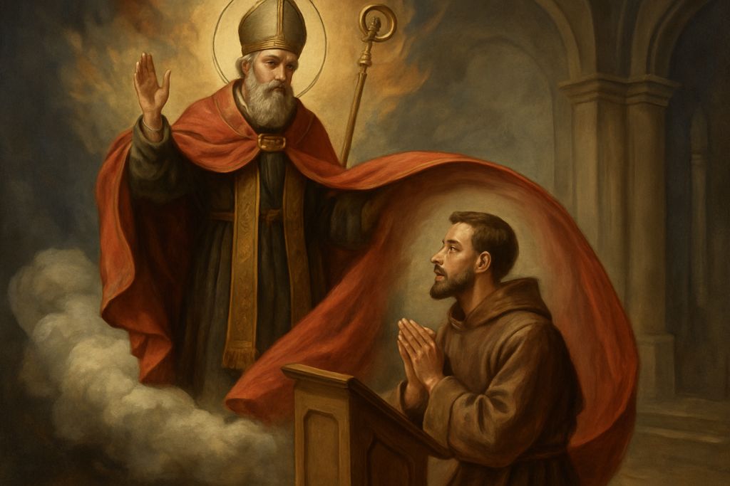 Supplica a San Biagio per la protezione della gola dei cantanti e dei predicatori