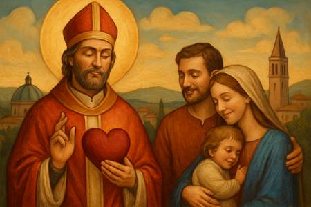 Preghiera del cuore a San Valentino per le famiglie di Terni
