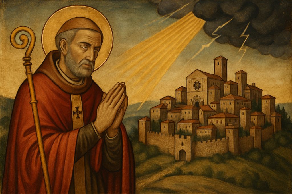 Preghiera al Santo Patrono San Fortunato di Todi per la Protezione di Todi