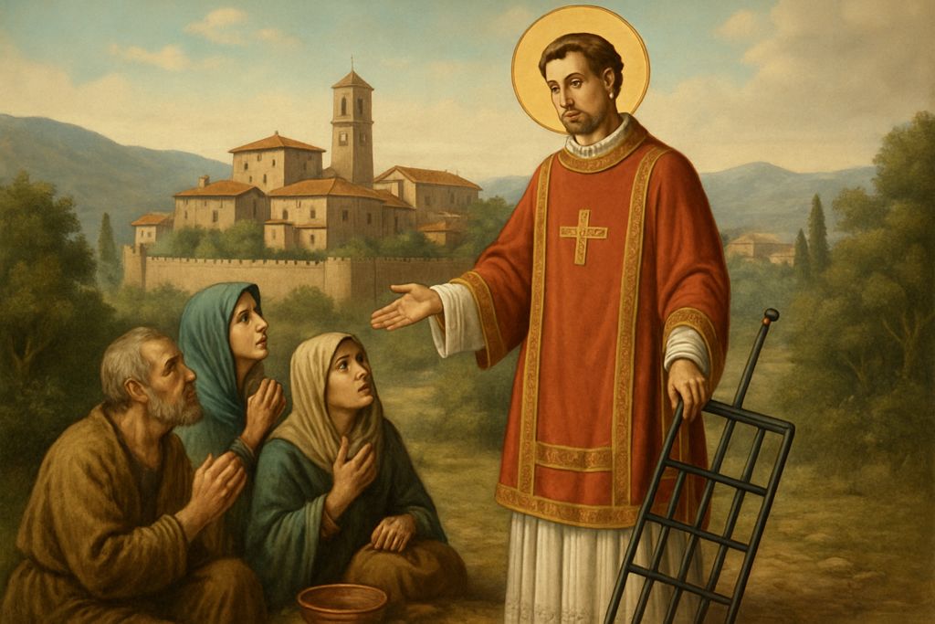 Intercessione al Santo Patrono San Lorenzo per i poveri di Attigliano