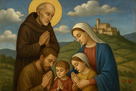 Supplica al Santo Patrono San Bernardino da Siena per la concordia a Montefranco