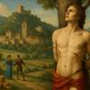 Supplica a San Sebastiano per la Forza nella Prova della comunità di Ferentillo