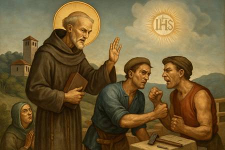 Invocazione a San Bernardino da Siena per la Pace Sociale a Montecchio