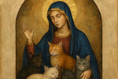 Preghiera alla Madonna per la Protezione dei Gatti