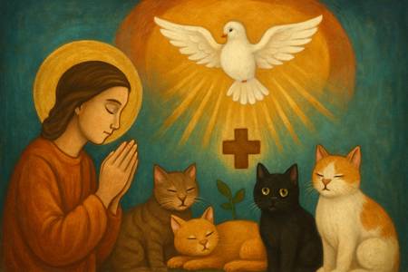 Preghiera allo Spirito Santo per la cura dei Gatti