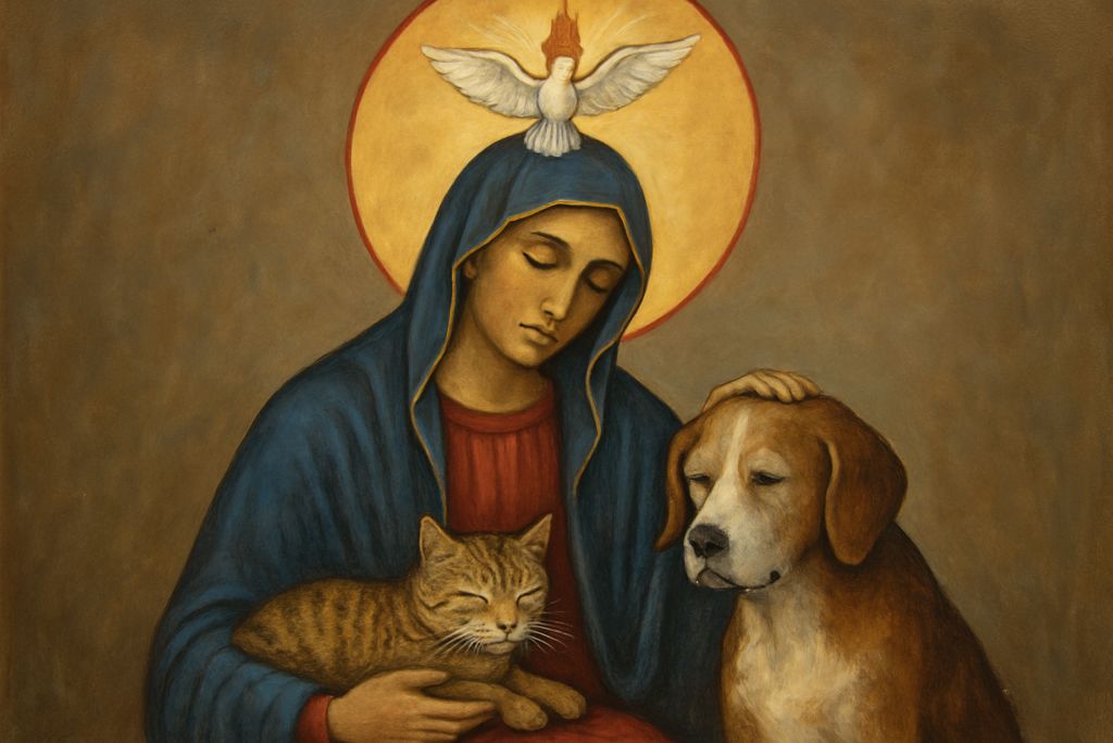 Preghiera allo Spirito Santo per l'Accettazione della morte degli Animali da compagnia anziani
