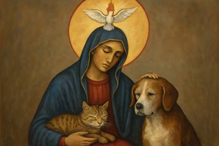 Preghiera allo Spirito Santo per l'Accettazione della morte degli Animali da compagnia anziani