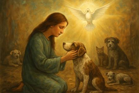 Preghiera allo Spirito Santo per la conversione di chi abbandona gli animali