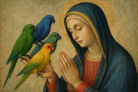 Preghiera alla Madonna per la Protezione della salute dei Pappagalli