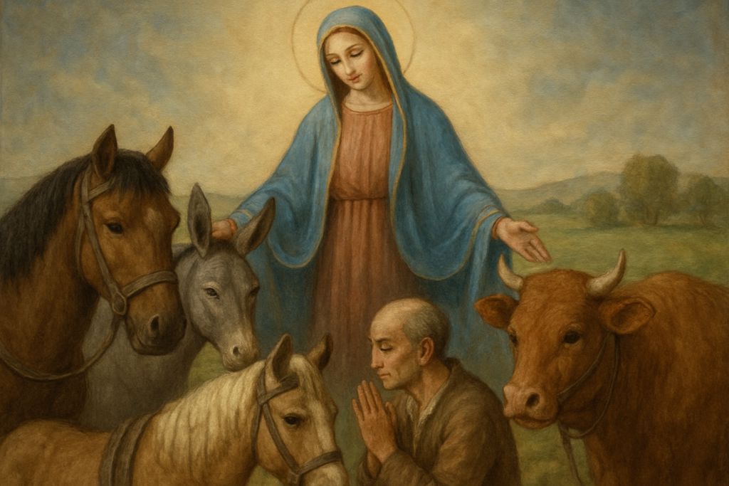 Preghiera alla Madonna per la Protezione degli Animali da lavoro