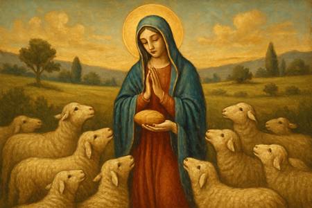 Preghiera alla Madonna per il Sostentamento dato dalle Pecore