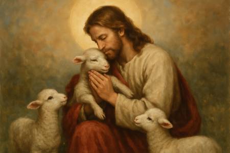 Preghiera a Gesù, Agnello di Dio, per gli Agnelli