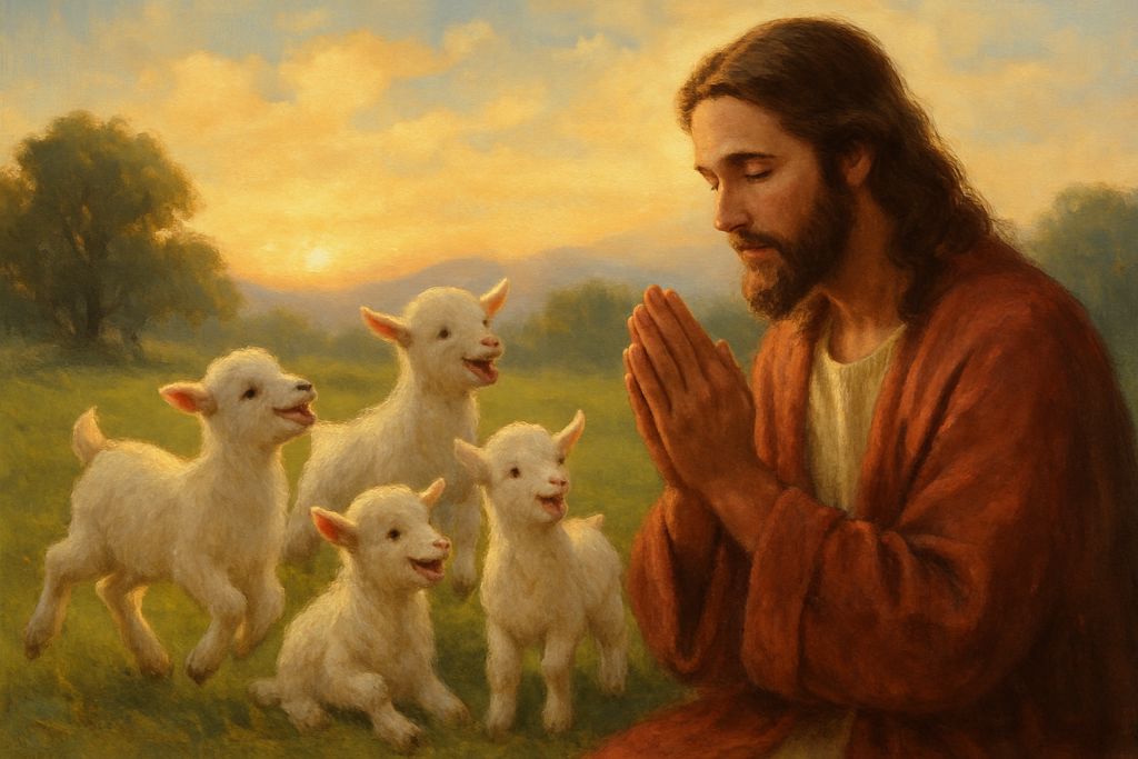 Preghiera a Gesù Cristo per la Felicità quotidiana dei Capretti