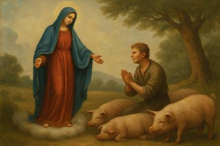 Preghiera alla Madonna per la Protezione dei Maiali