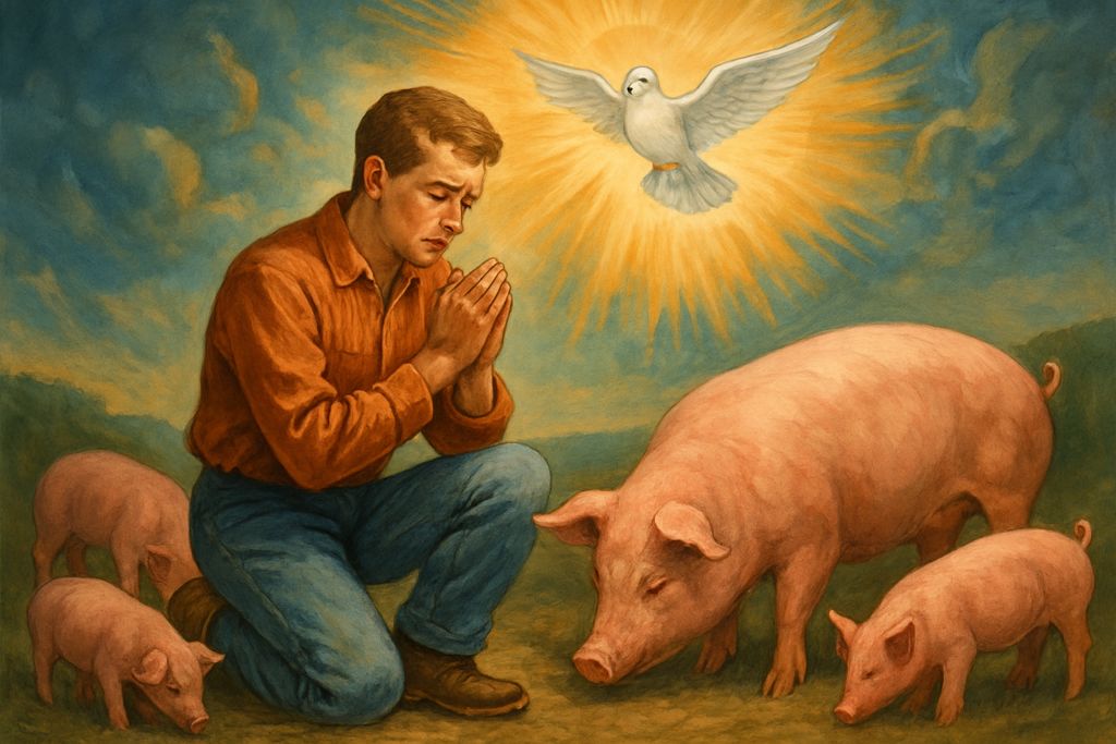 Preghiera allo Spirito Santo per il Rispetto verso i Maiali