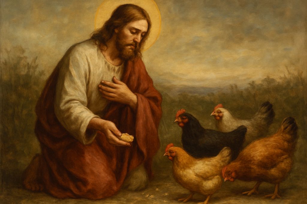 Preghiera a Gesù Cristo per il Sostentamento dato dalle Galline