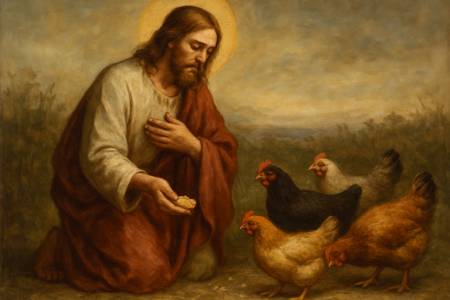 Preghiera a Gesù Cristo per il Sostentamento dato dalle Galline