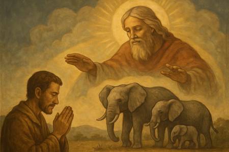 Preghiera a Dio per la Maestà degli Elefanti