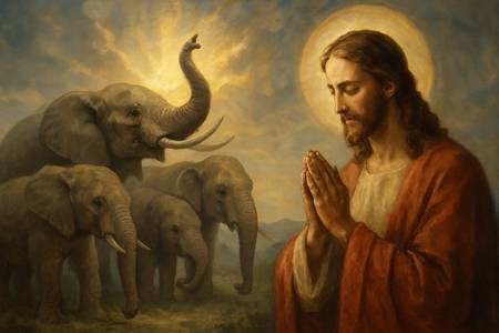 Preghiera a Gesù Cristo per la Salvezza degli Elefanti