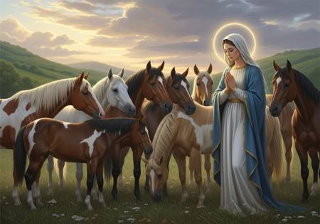 Preghiera alla Madonna per la Protezione dei Cavalli